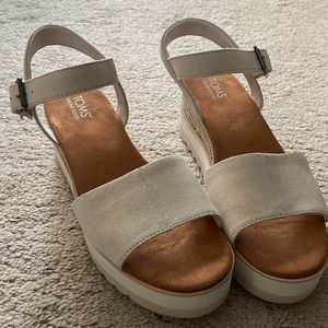 TOMS Diana Platform Wedge Sandal (Women)